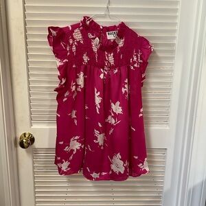 Beautiful hot pink satin top!